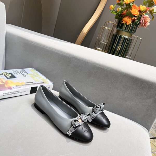 Chanel Women's Ballerinas Gray For Women