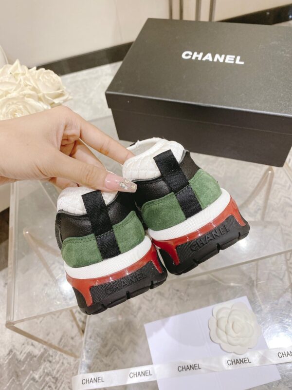 Chanel Women's Camellia Flower Slingback Black And Dark Gray For Women G39488 Y56142 K4948