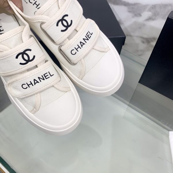 Chanel Women's Chanel Velcro Sneaker White For Women