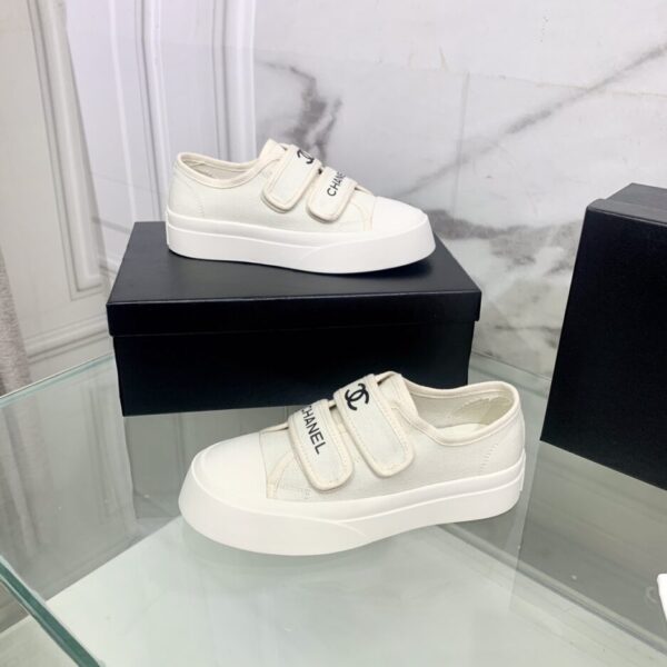 Chanel Women's Chanel Velcro Sneaker White For Women