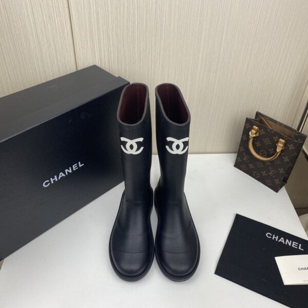 Chanel Women's High Boots Black For Women G39620 X56326 94305