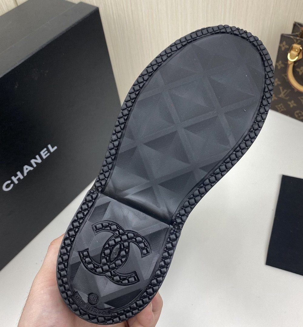 Chanel Women's High Boots Black For Women G39620 X56326 94305