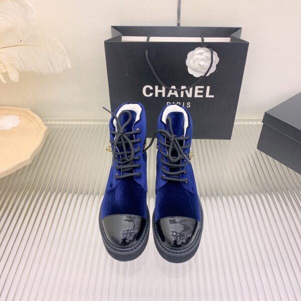 Chanel Women's Lace-Ups Blue For Women