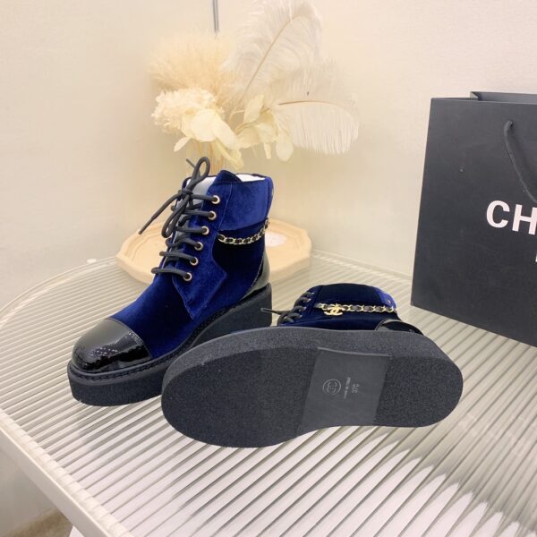 Chanel Women's Lace-Ups Blue For Women