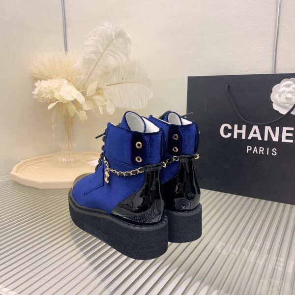Chanel Women's Lace-Ups Blue For Women