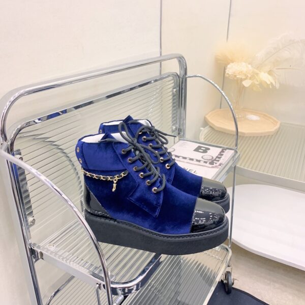 Chanel Women's Lace-Ups Blue For Women