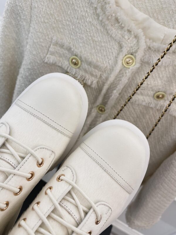 Chanel Women's Lace-Ups White For Women G39506 Y56127 K4955
