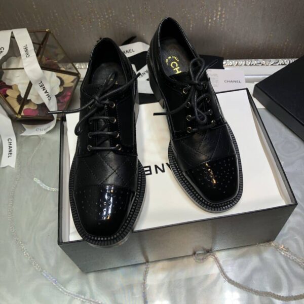 Chanel Women's Laced Shoes Black For Women