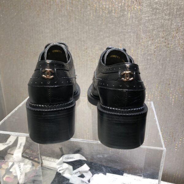 Chanel Women's Laced Shoes Black For Women G39210 X56673 94305