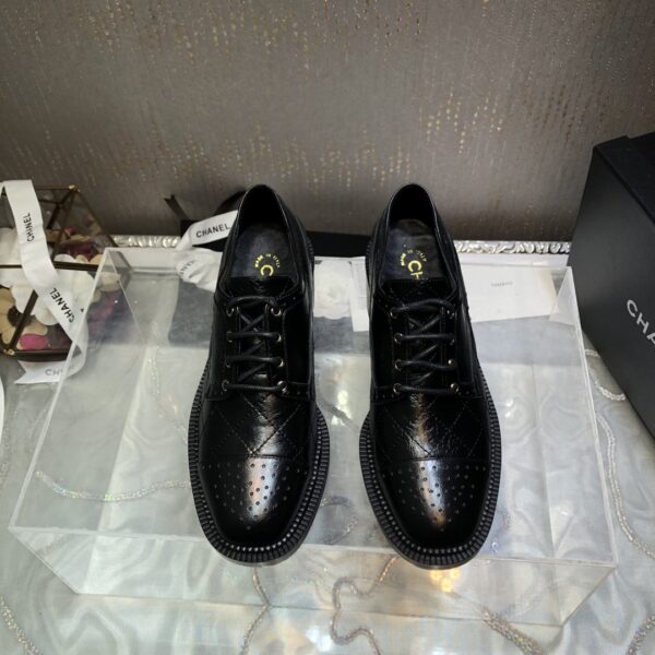 Chanel Women's Laced Shoes Black For Women G39210 X56673 94305