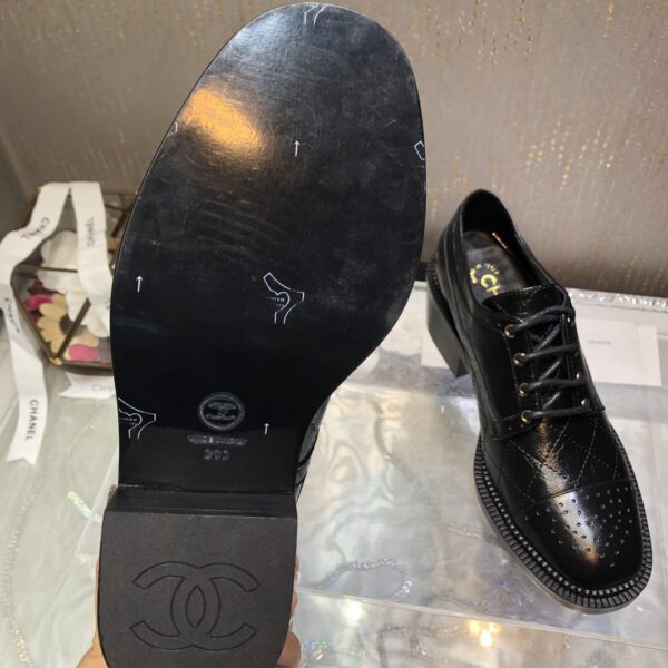Chanel Women's Laced Shoes Black For Women G39210 X56673 94305