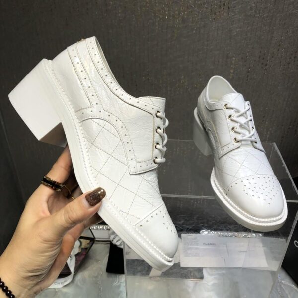 Chanel Women's Laced Shoes White For Women
