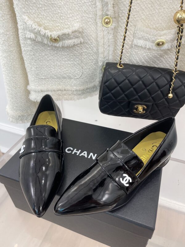 Chanel Women's Loafer With Logo Bright Black For Women