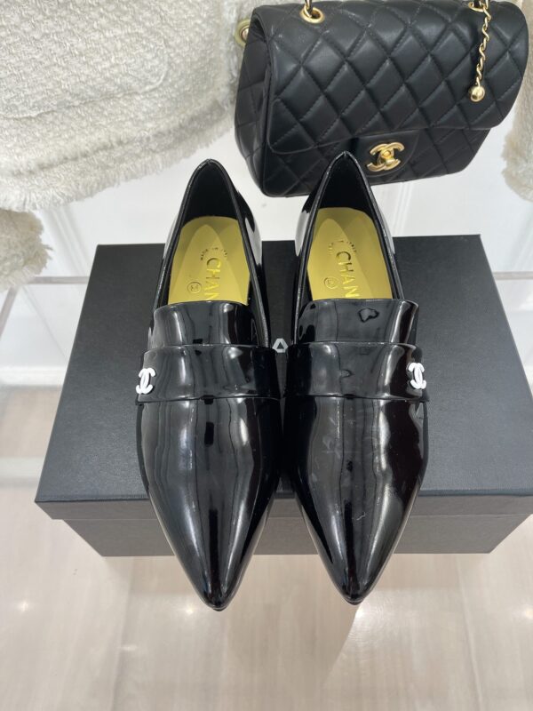 Chanel Women's Loafer With Logo Bright Black For Women