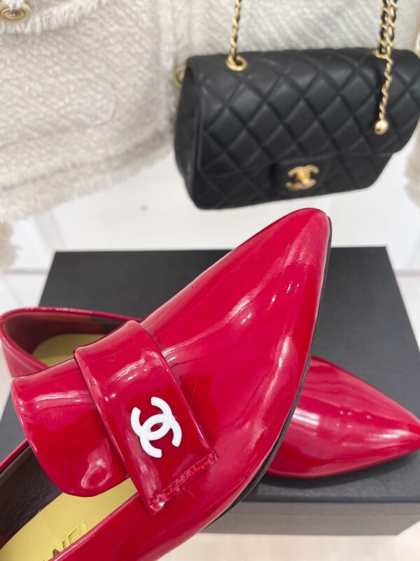 Chanel Women's Loafer With Logo Red For Women