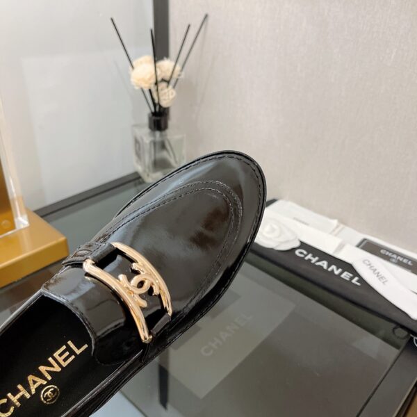 Chanel Women's Loafers Black For Women G39320 X56701 94305