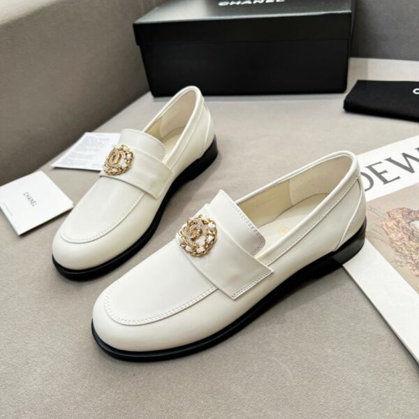 Chanel Women's Loafers White For Women