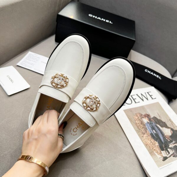 Chanel Women's Loafers White For Women