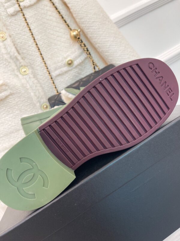Chanel Women's Loafers With Lining Green For Women