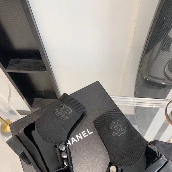 Chanel Women's Loafers With Metal Button Black For Women