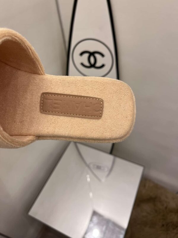 Chanel Women's Mules Beige For Women 1.5in/4cm