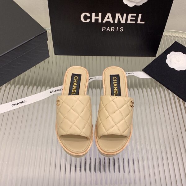Chanel Women's Mules Beige For Women