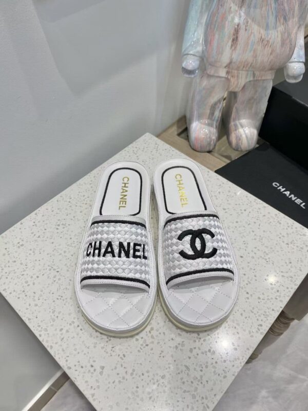 Chanel Women's Mules Black And White For Women