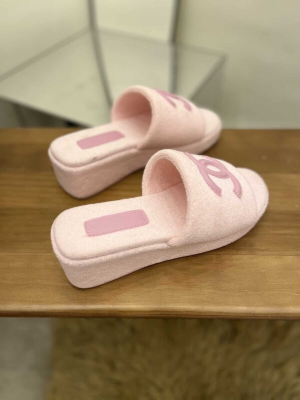 Chanel Women's Mules Pink For Women 1.5in/4cm