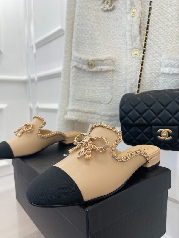 Chanel Women's Mules With Decor Beige For Women