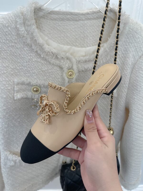 Chanel Women's Mules With Decor Beige For Women