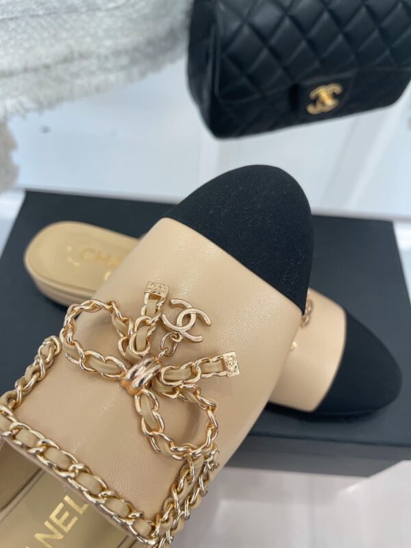 Chanel Women's Mules With Decor Beige For Women