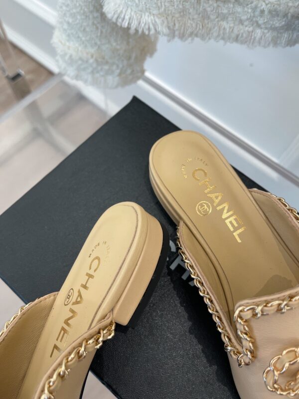 Chanel Women's Mules With Decor Beige For Women