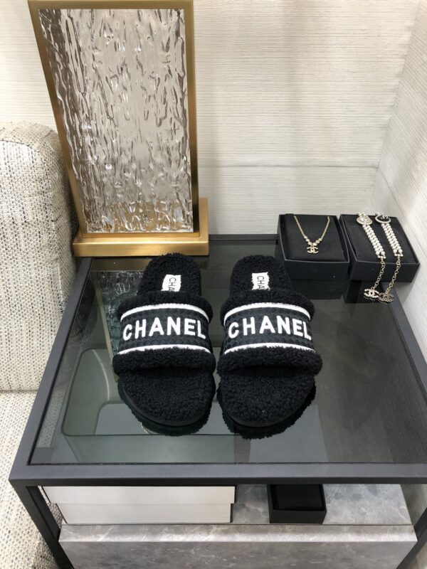 Chanel Women's Mules With Lining Black For Women 1.2in/3cm