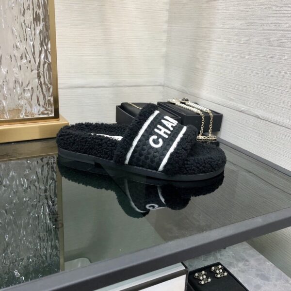 Chanel Women's Mules With Lining Black For Women 1.2in/3cm