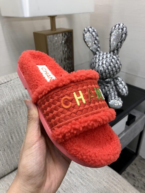 Chanel Women's Mules With Lining Red For Women 1.2in/3cm