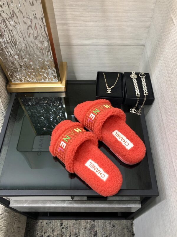 Chanel Women's Mules With Lining Red For Women 1.2in/3cm