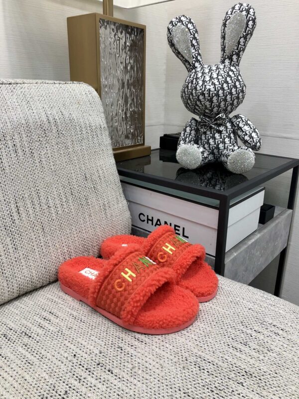 Chanel Women's Mules With Lining Red For Women 1.2in/3cm