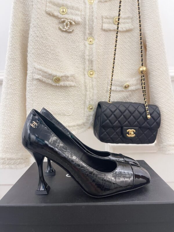 Chanel Women's Pump & Grosgrain Black For Women