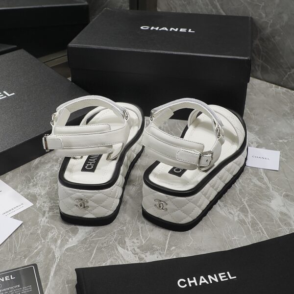 Chanel Women's Sandals White For Women 2in/5cm