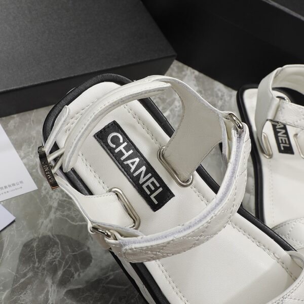 Chanel Women's Sandals White For Women 2in/5cm