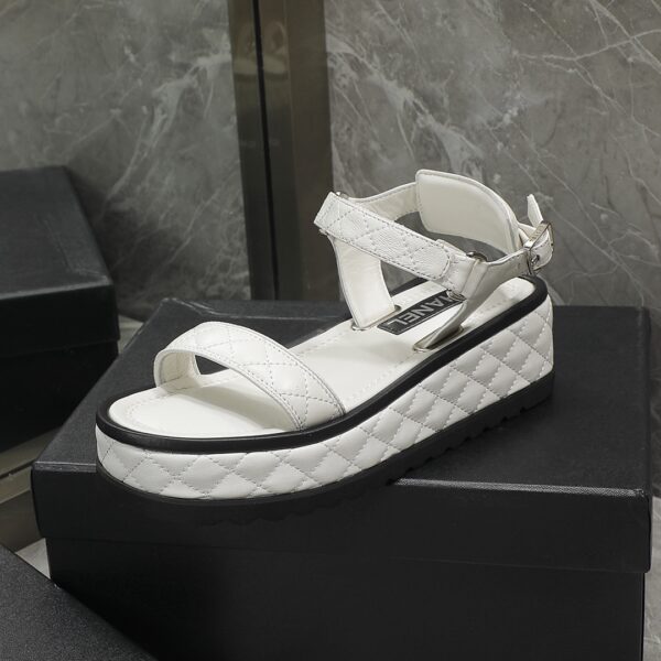 Chanel Women's Sandals White For Women 2in/5cm