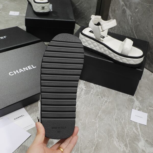 Chanel Women's Sandals White For Women 2in/5cm