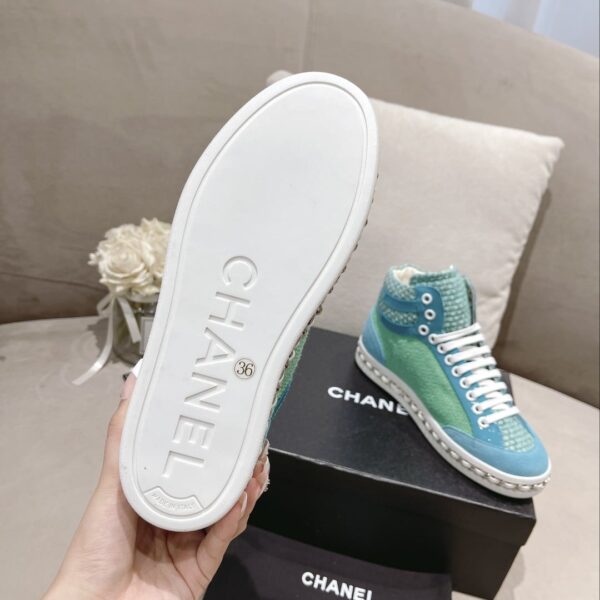 Chanel Women's Schuhe Sneaker Green And Blue For Women