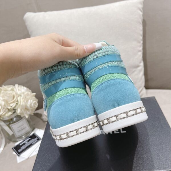 Chanel Women's Schuhe Sneaker Green And Blue For Women