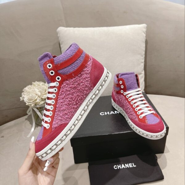 Chanel Women's Schuhe Sneaker Pink For Women