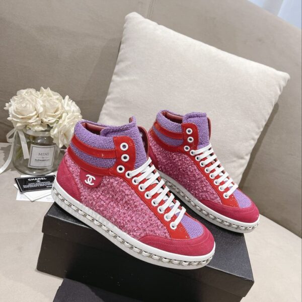 Chanel Women's Schuhe Sneaker Pink For Women