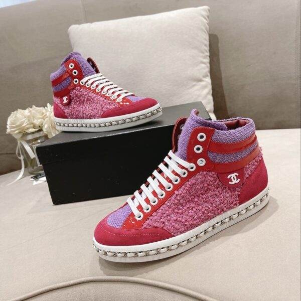 Chanel Women's Schuhe Sneaker Pink For Women