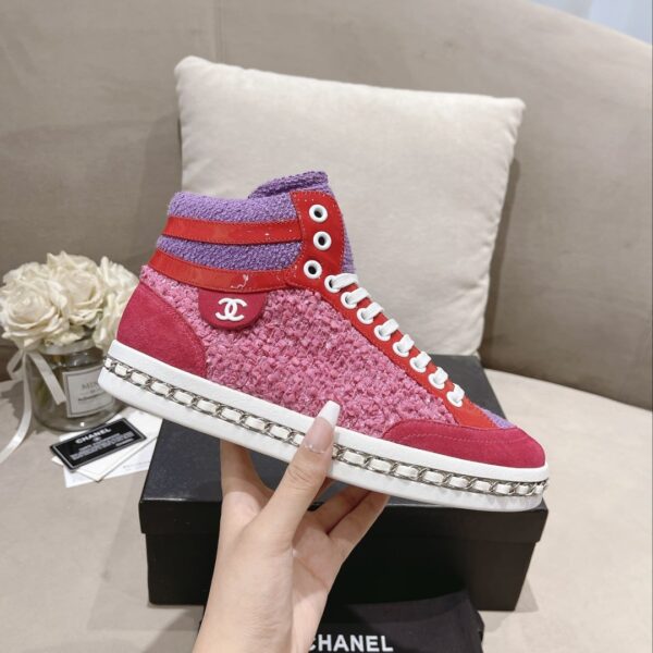Chanel Women's Schuhe Sneaker Pink For Women
