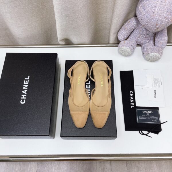 Chanel Women's Slingbacks With Mesh Beige For Women 0.8in/2cm