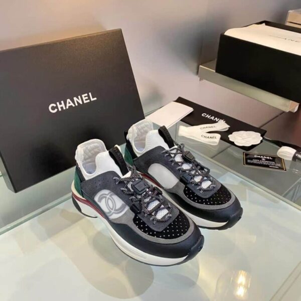 Chanel Women's Sneakers Black For Women G39488 Y56142 K4948